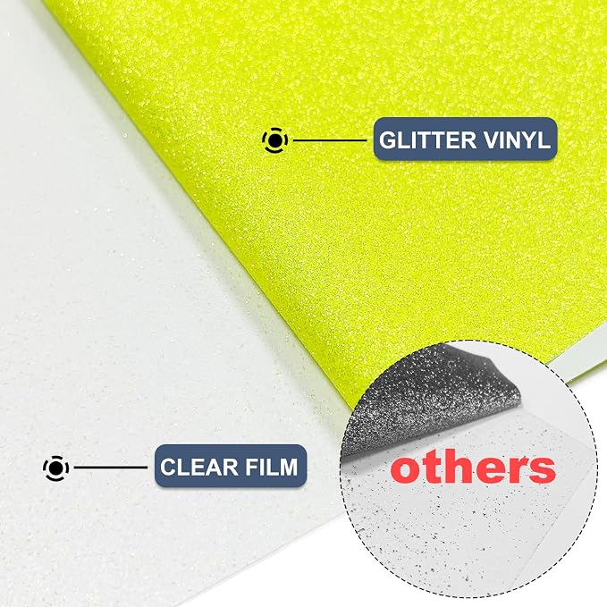 Neon Yellow Heat Transfer Vinyl 12" x 8 ft HTV