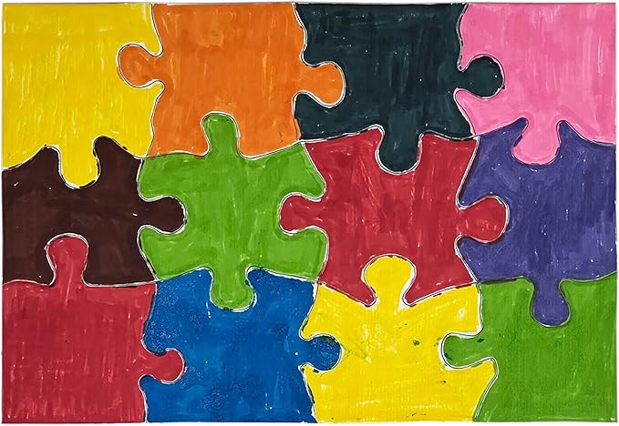 24 Blank Jigsaw Puzzles