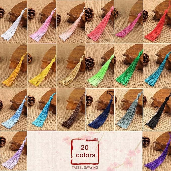 Clear Acrylic Bookmark, BetterJonny 20 Set Plastic Blank Book Page Mark