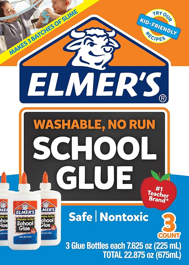 Elmer's Liquid School Glue, 7.625 Ounces