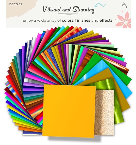 VViViD DECO65 Matte Pastel Golden Yellow Permanent Adhesive Craft Vinyl