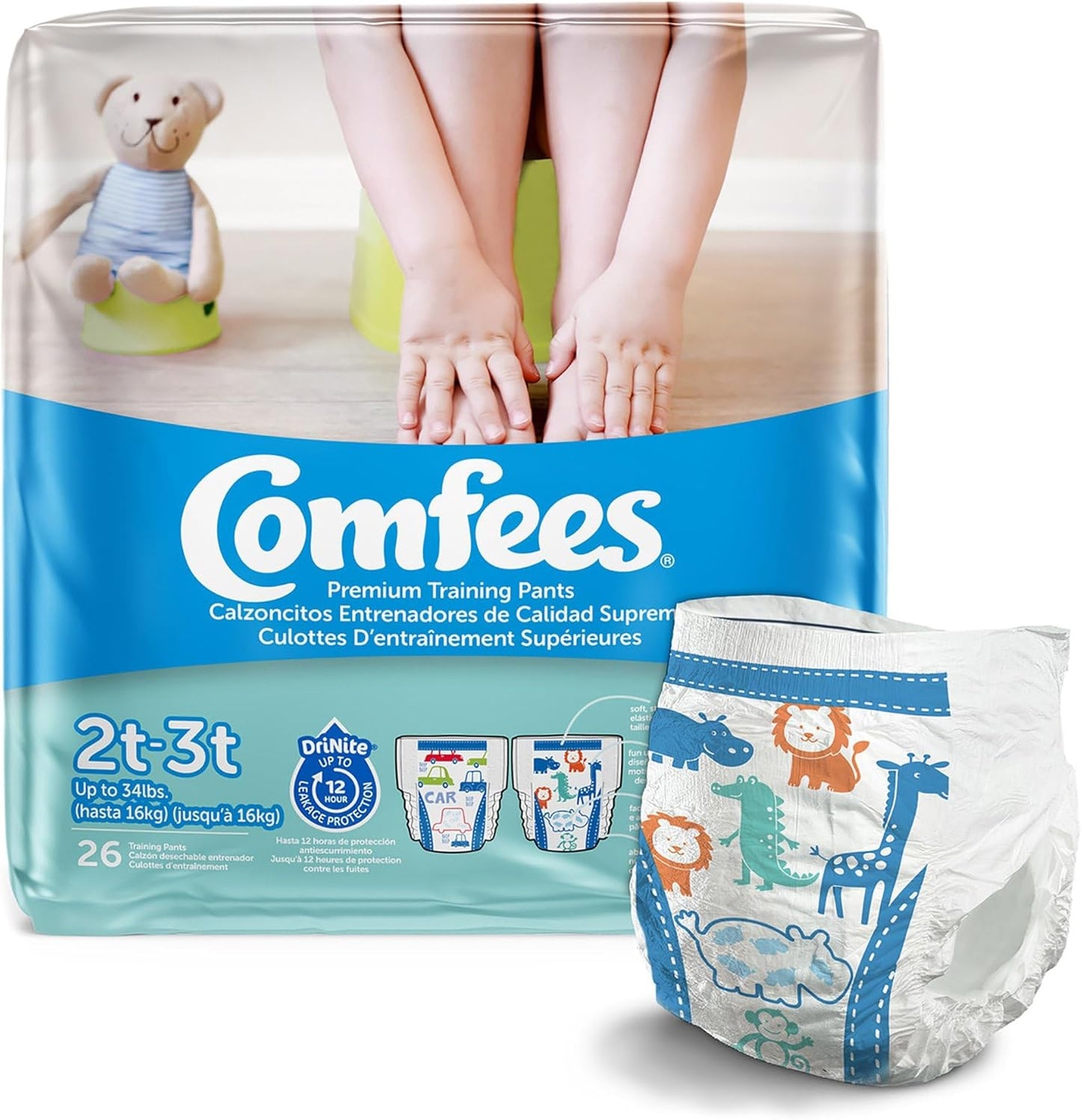 Comfees Boy Training Pants - Size 2T-3T