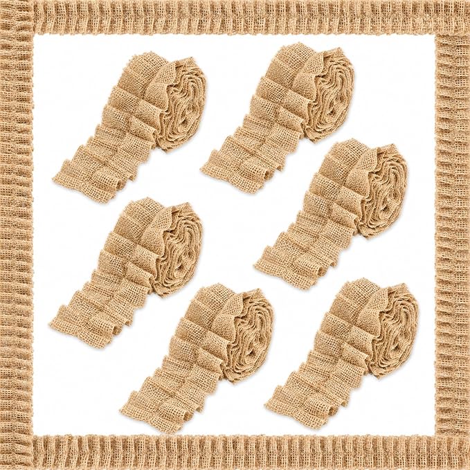 6 Rolls 40 Ft Ruffled Bulletin Board Borders Back to School Classroom Decor