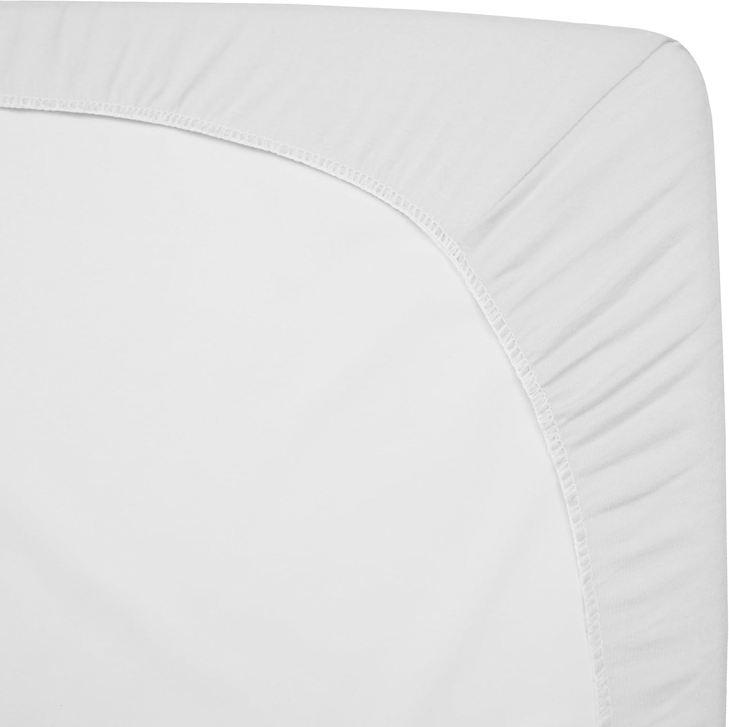 American Baby Company 2 Pack 100% Natural Cotton Fitted Cradle/Bassinet Sheets 36" x 18" - Soft, Breathable & Hypoallergenic Bed Sheets, White, Neutral for Boys & Girls