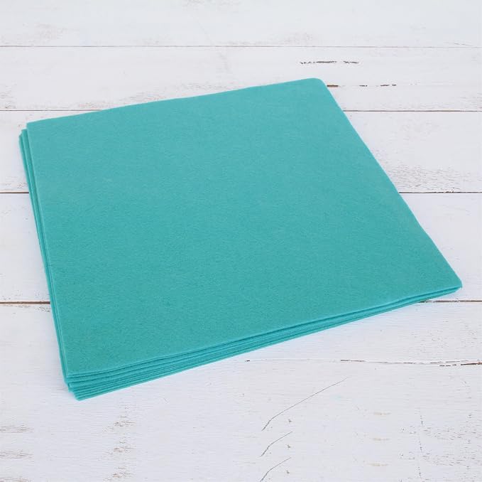Threadart Teal Premium Felt Sheets