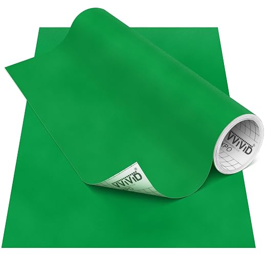 VViViD DECO65 Suede Green Permanent Adhesive Craft Vinyl