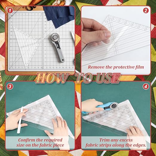 Watersay 1 Pcs 45° Angles Triangle Ruler