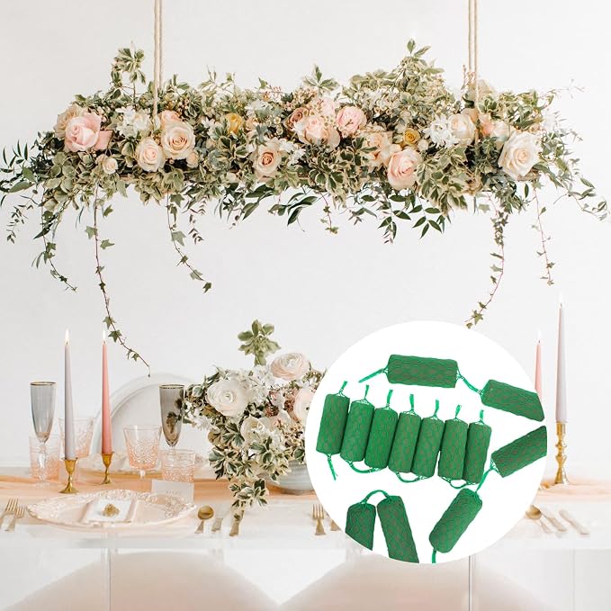 Prashent 9.2FT 14 Piece Floral Wet Foam Garland