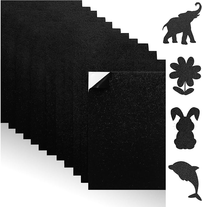 Self-Adhesive Glitter EVA Foam Sheets