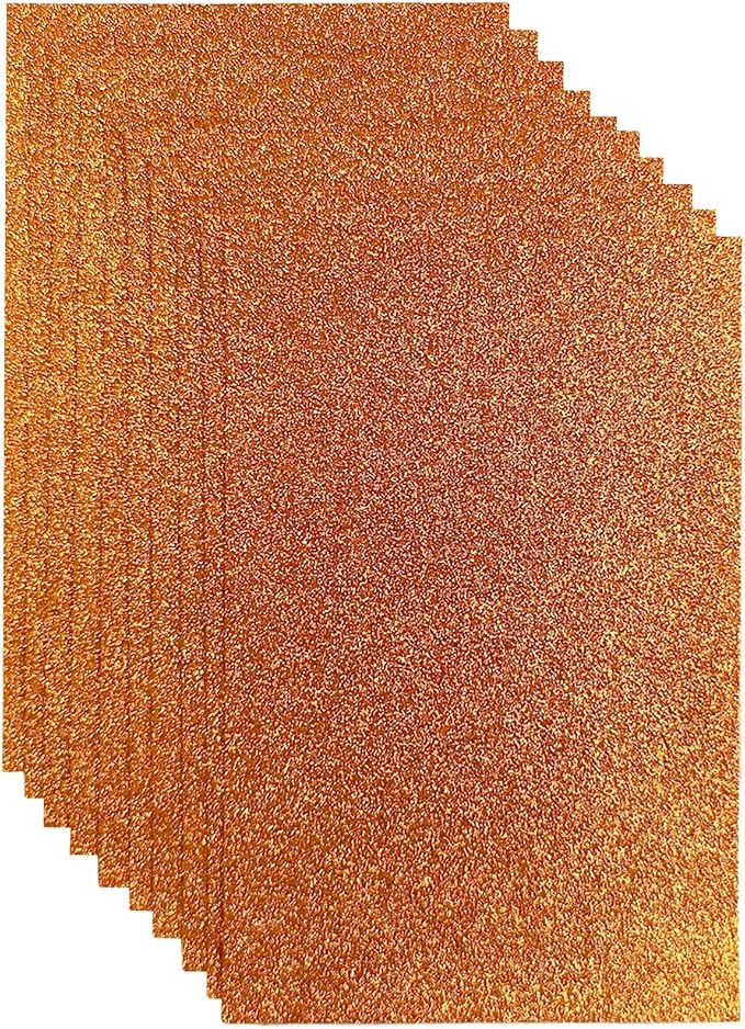Jtnohx Glitter Felt Fabric, 8 x12 inches Felt Square Glitter