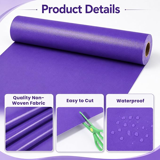 Purple Bulletin Board Roll Non-Woven Fabric Poster | Back to School Classroom
