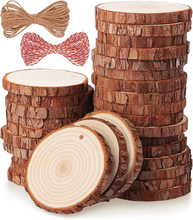 Fuyit Unfinished Wood Slices