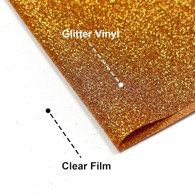 Glitter Iron On 12in X 5ft, HTV Heat Transfer Vinyl | Glitter HTV Easy to Cut &