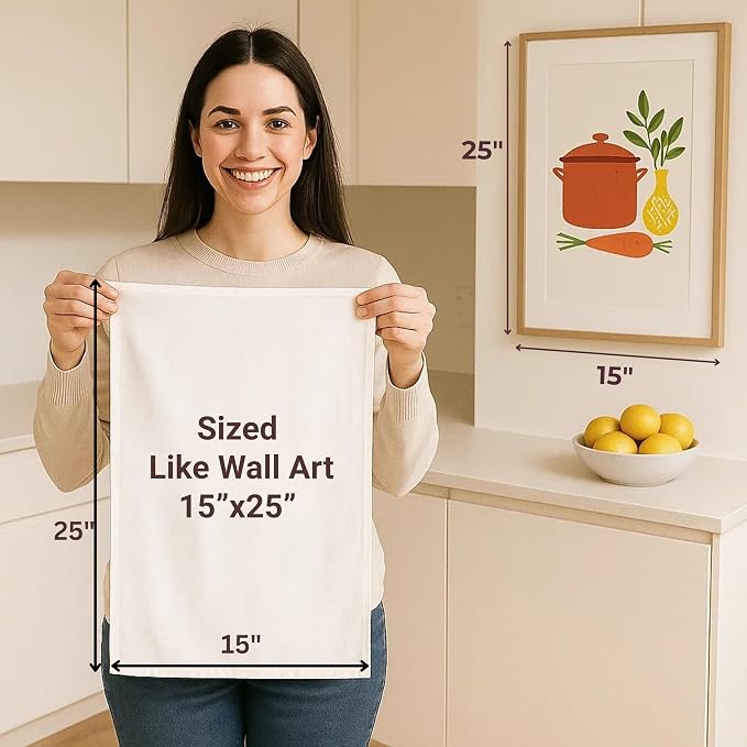 Flour Sack Towels – 24 Pack Cotton Kitchen Dish Towel, Tea Towels
