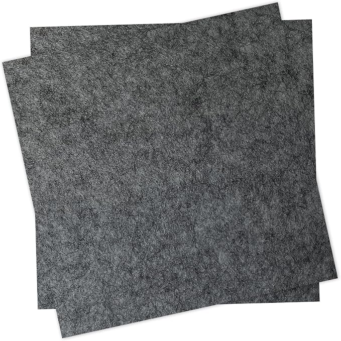 12" x 12" Felt Fabric Sheets for Crafts, 1mm Thick, Squares Felt Paper for