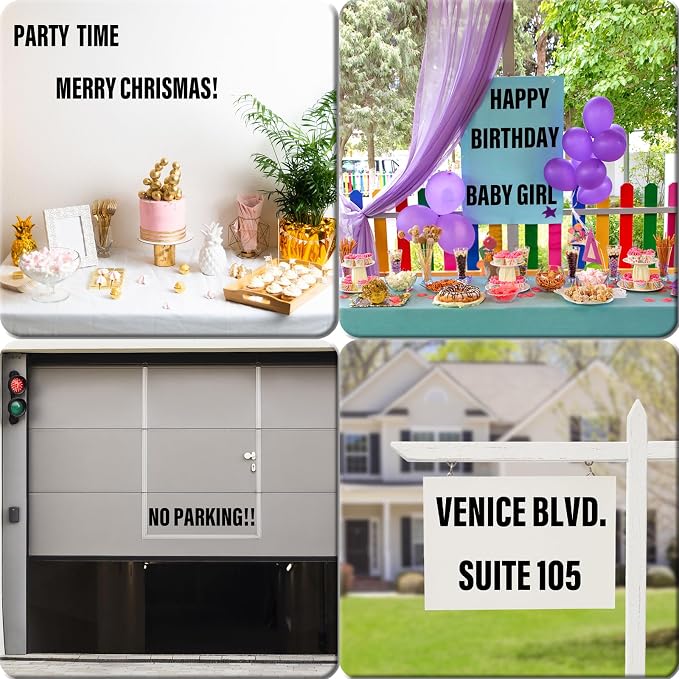 300 Pieces 30 Sheets Letter Stickers, Self Adhesive Vinyl Waterproof Mailbox