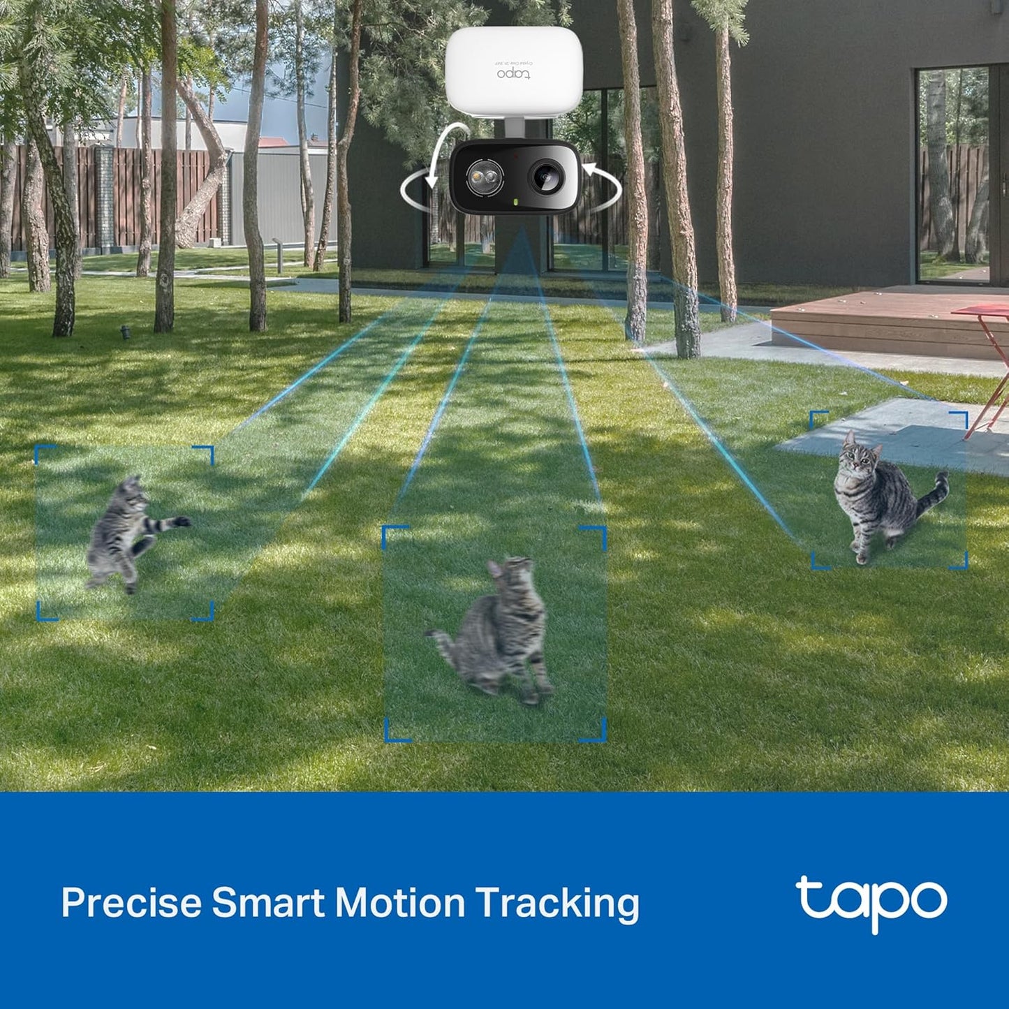 Tapo 2K 3MP Pan/Tilt Indoor/Outdoor Security Camera - Free Person/Baby Cry Detect & Motion Track, 360° View, Color Night Vision, SD/Cloud Storage, Works w/Alexa & Google Home, HybridCam 360 (2-Pack)