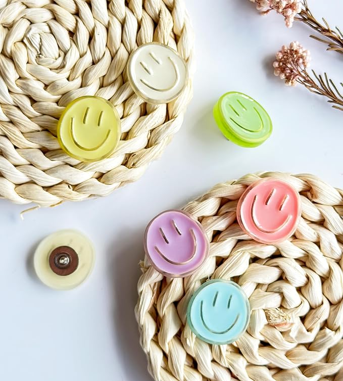 Smiley Face Decorative Push Pins, Cute Bulletin Board Push Pins, Thumbtacks