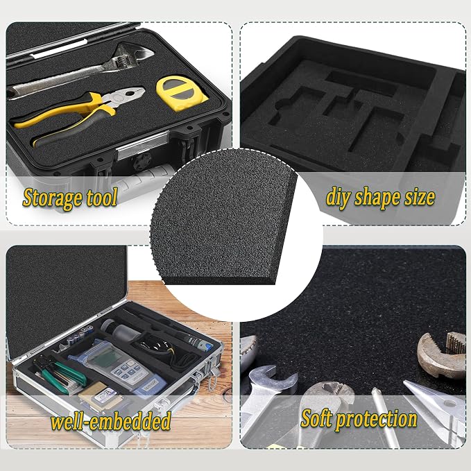 Polyethylene Foam Pads for Packing Foam Sheets Black Cuttable High Density
