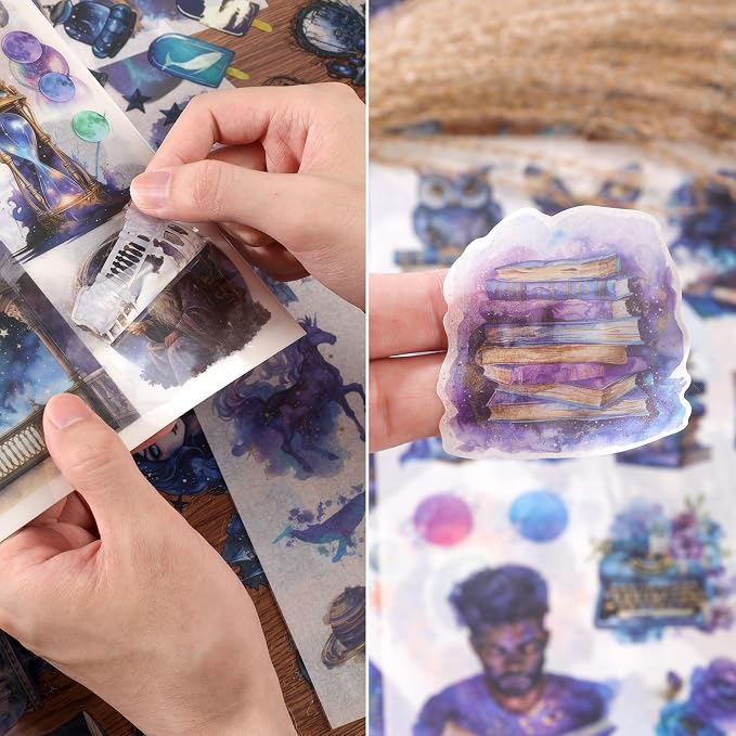 Fantasy Magic Scrapbook Stickers 20 Sheets 240 Pre-Cut Washi Stickers