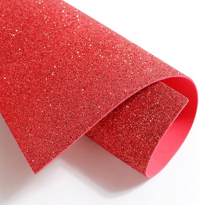 10 Sheets Glitter Paper Sheet for Easter Memorial Flag Independence Day