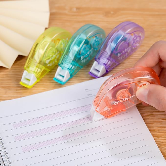 Double Sided Tape Roller, 4 Pack