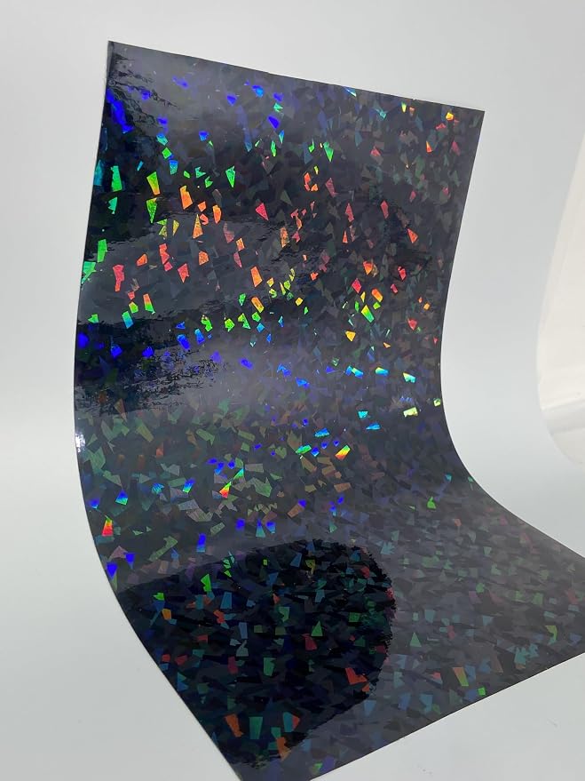Holographic Crystal Sign Vinyl, HOLOCRYSTAL self-Adhesive Plastic