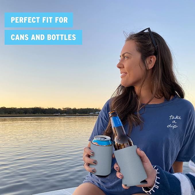 Blank Beer Can Coolers Sleeves Soft Insulated Beer Can Cooler Sleeves