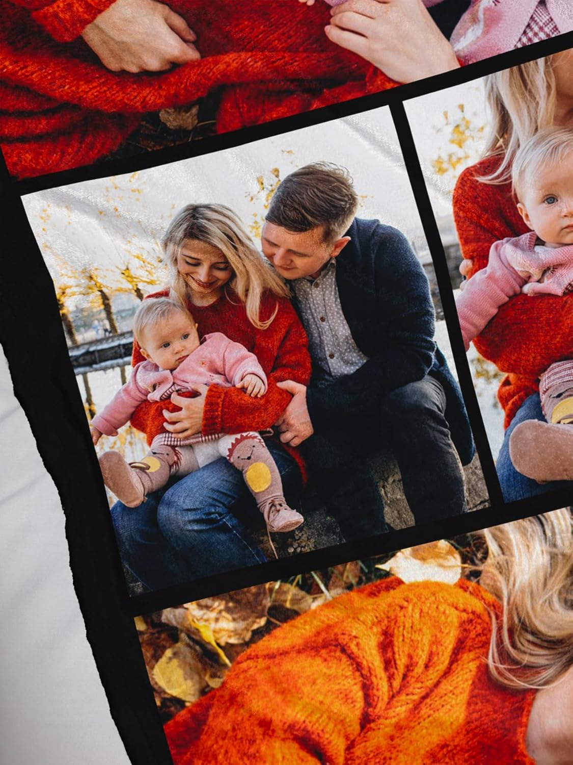 Personalized Blanket with Picture Custom Blanket with Photos Text Customize Valentines Day Gifts Birthday Gifts for Her Him Girlfriend Boyfriend Wife, 40 * 50in