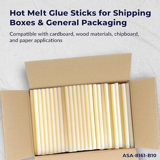 ASA Industrial Hot Glue Sticks 5/8" x 10" – High Temp Adhesive