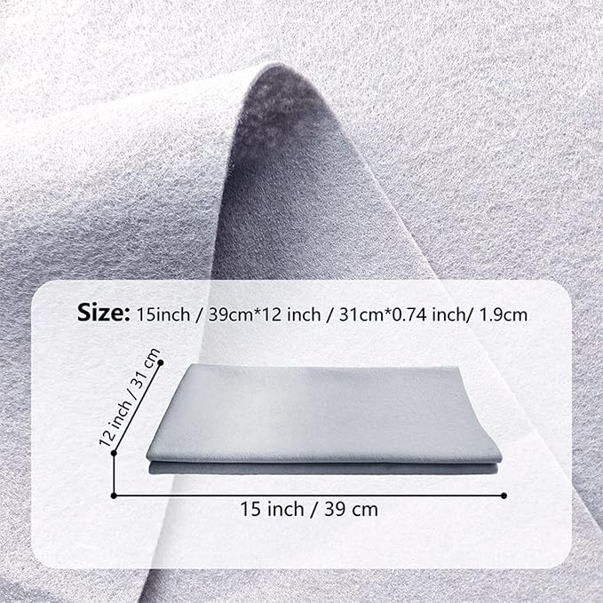 Jtnohx Craft Felt, 1 Square Yard Felt Fabric, 1.4mm Thickness Felt Sheets