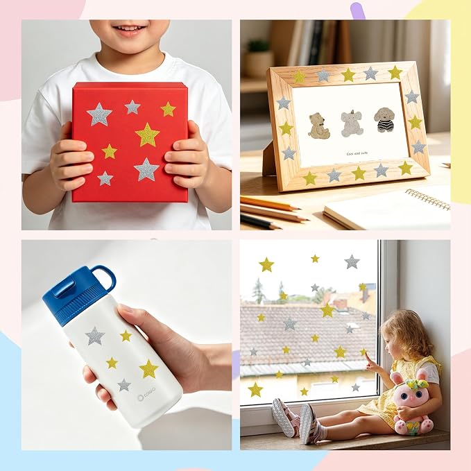 BEISHIDA 1020 PCS Glitter Foam Stickers