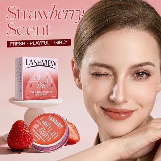 LASHVIEW Lash Lift Glue Balm, Faint Fragrance Lash Glue Wax