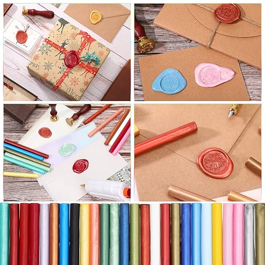 Nuanchu 26 Pieces Glue Gun Sealing Wax Sticks