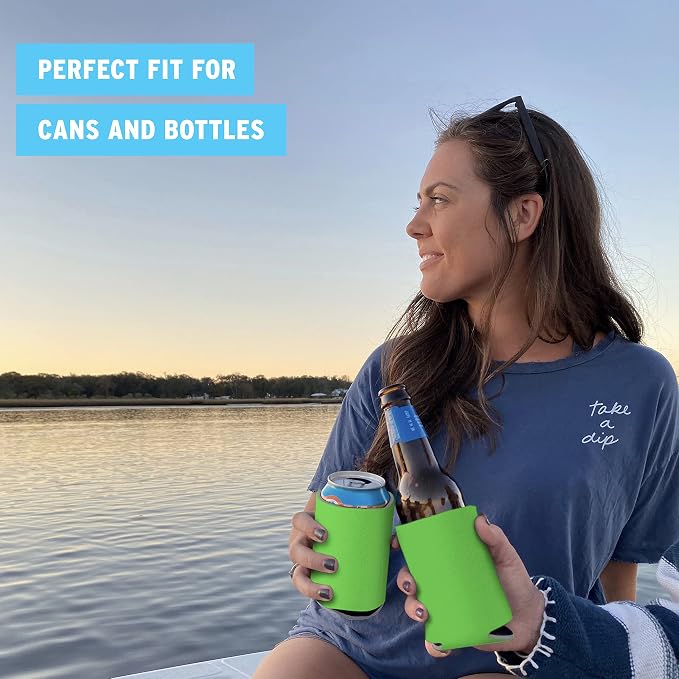 Blank Beer Can Cooler Sleeves