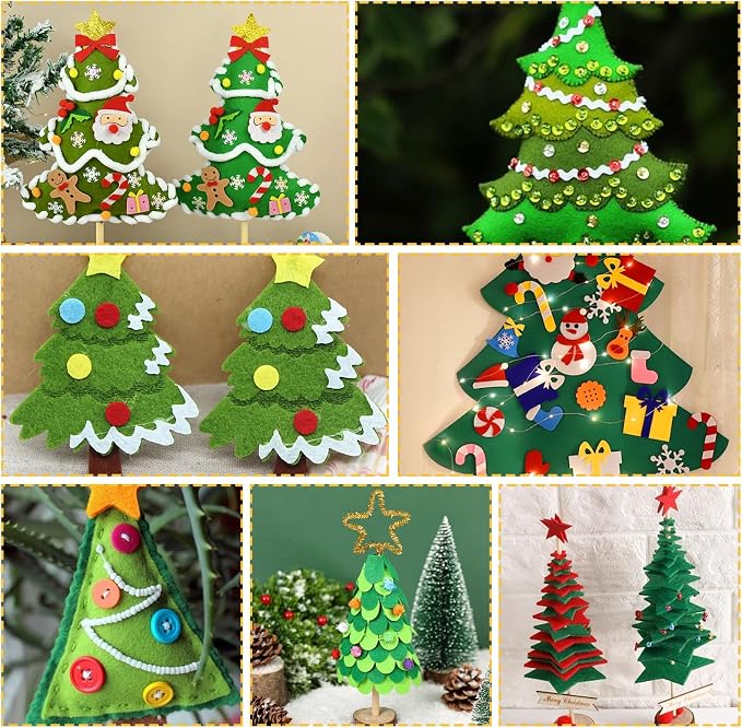 10Pcs Felt Sheets Fabric, 1mm | Polyester,
