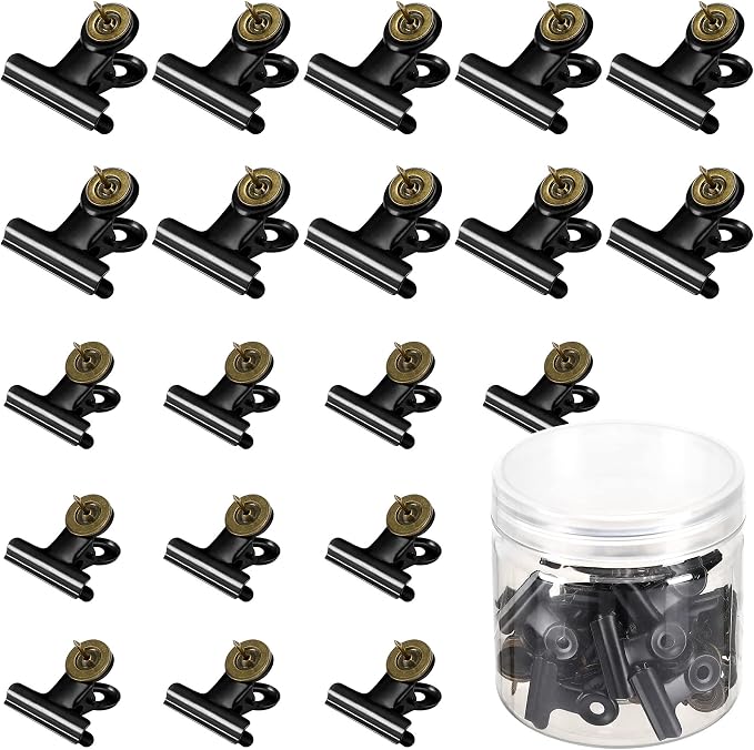 SANNIX 20 Pcs Metal Push Pin Clips