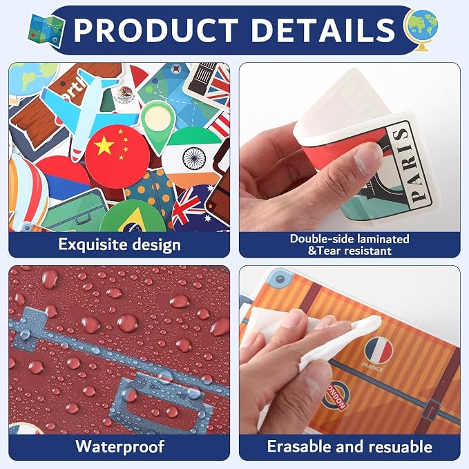 Geography Takes You Places Bulletin Board Set World Map Classroom Decoration