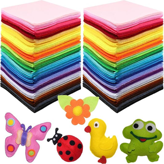 Reginary 240 Pcs 6 x 6 Inch Felt Sheets