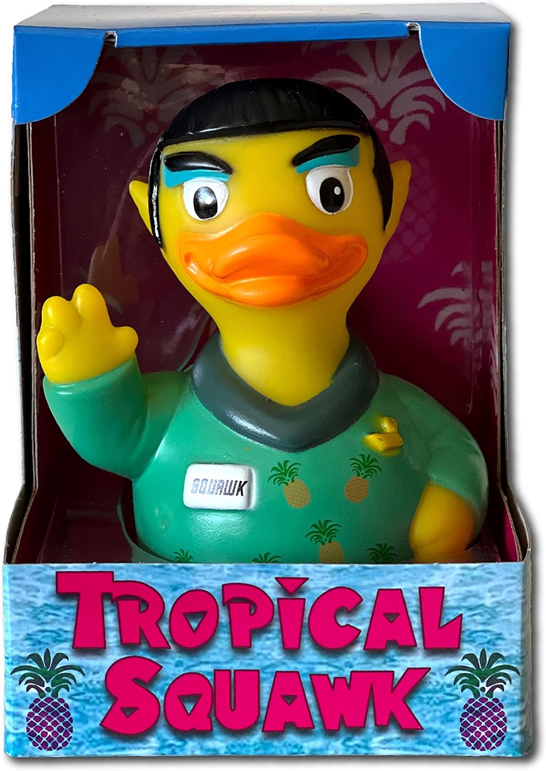 CelebriDucks - Tropical Squawk Limited Edition - Floating Rubber Ducks - Collectible Bath Toy Gift for Kids & Adults of All Ages