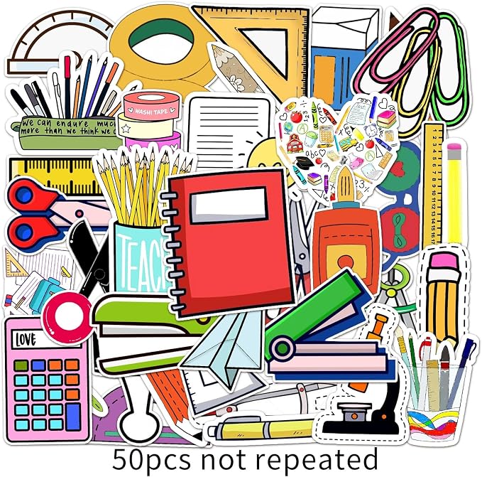Back to School Stationery Set Sticker