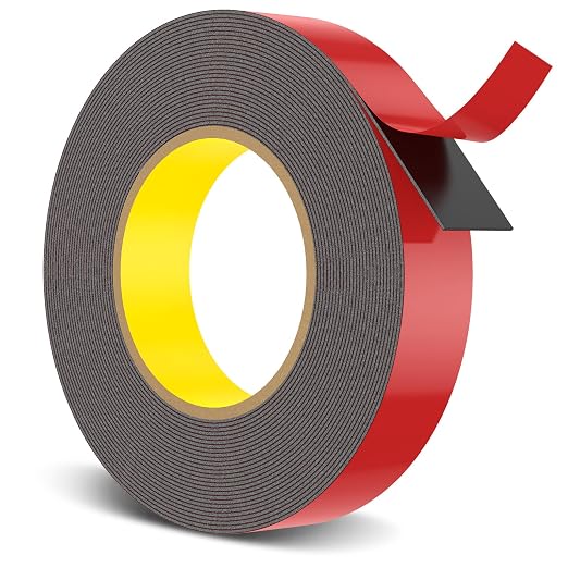 HitLights Double Sided Tape Heavy Duty, 1 in x 24.6 ft, Adhesive Mounting Tape