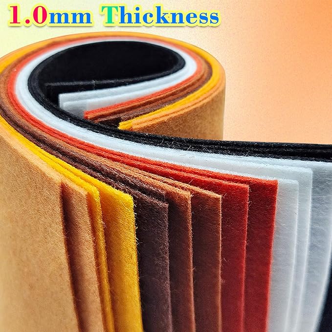 Jtnohx Felt for Crafts, Craft Felt Square for Sewing