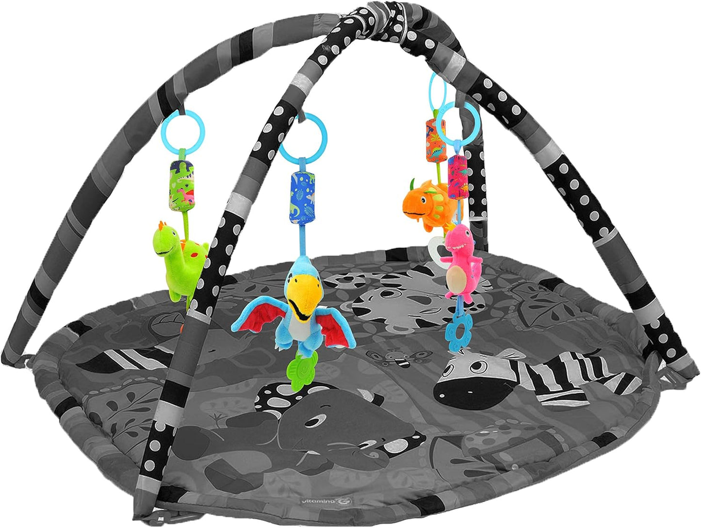 Baby Toys for 0 3 6 9 12 Months, Soft Rattle Wind Chime Car Seat Crib Stroller Toys, Dinosaur Baby Hanging Toys Birthday for Baby Boys and Girls