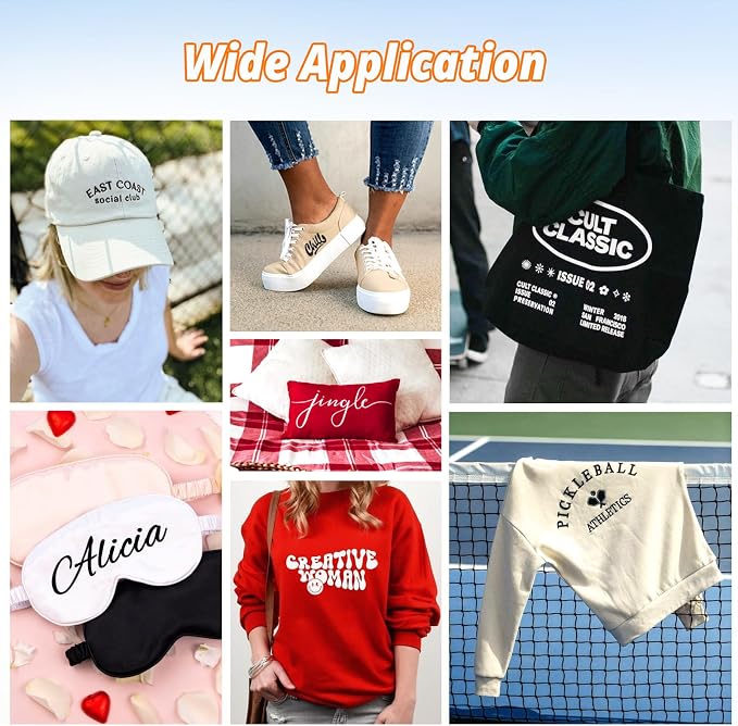 HTVRONT White HTV Heat Transfer Vinyl