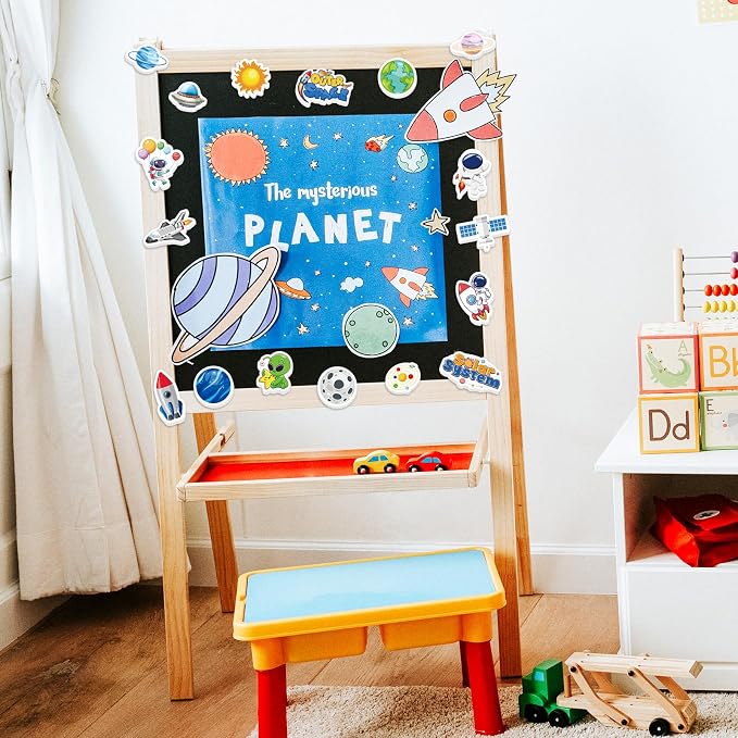 300Pcs Outer Space Foam Stickers, Funny Solar System Planet Sticker
