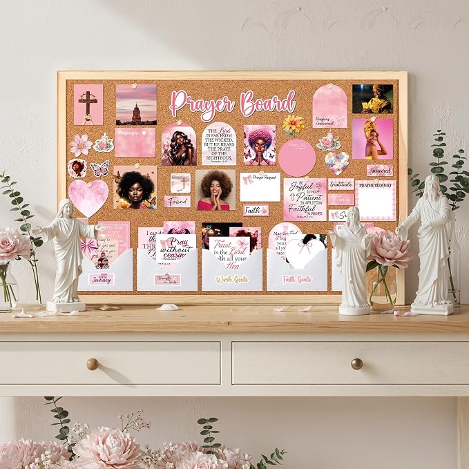 Black Women Prayer Board Kit Prayer Board Supplies Not Cork Board | Prayer Room