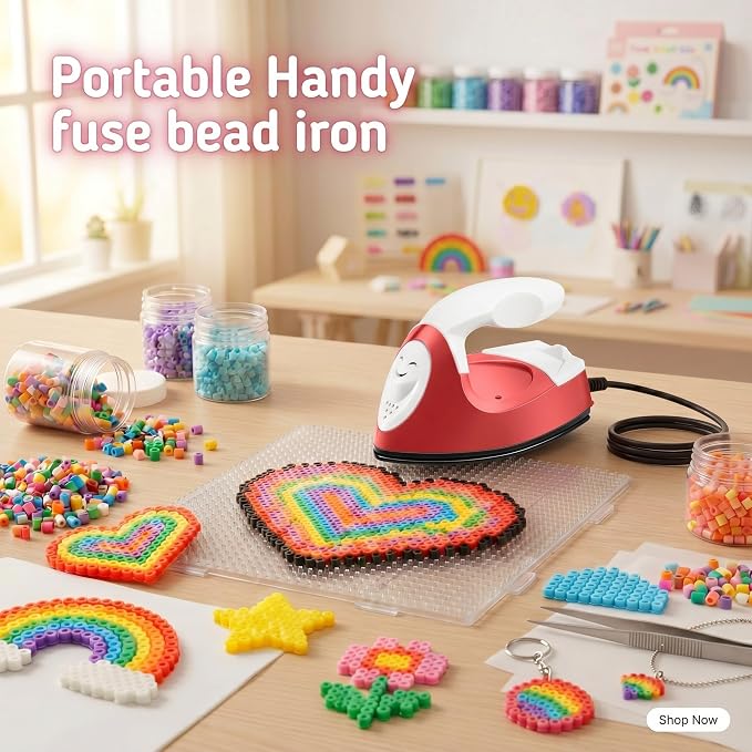 Honoson Mini Craft Iron Mini Heat Press Small Iron 3.93 x 2.36 x 2.76 in
