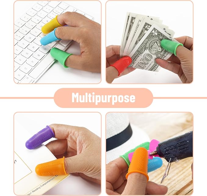 Mr. Pen- Hot Glue Gun Finger Protectors, Rubber Fingers Tips, Rubber Finger