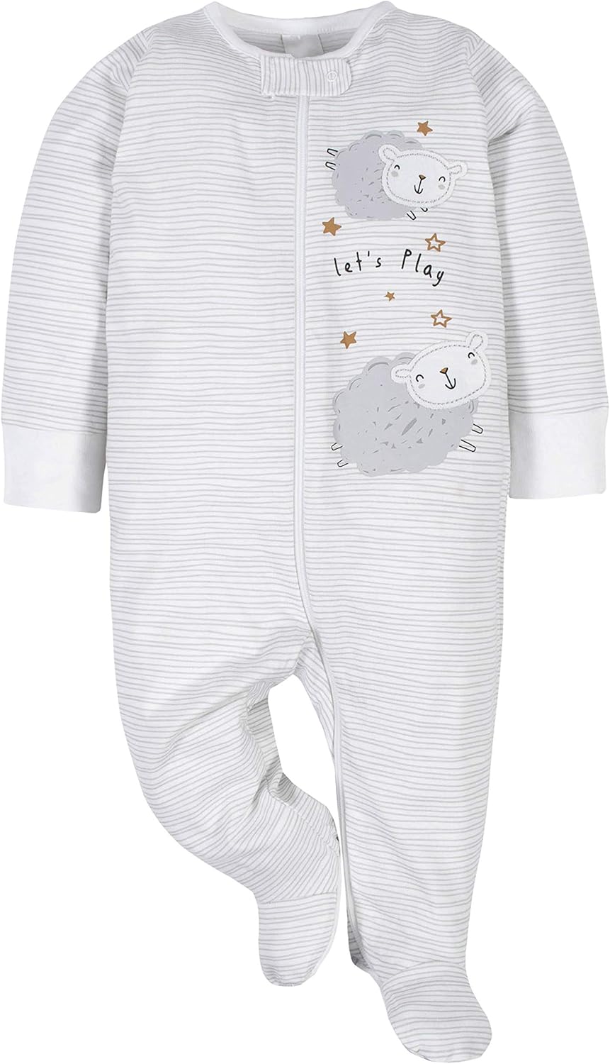 Gerber Baby Girls 4 Pack Sleep 'N Play Footie